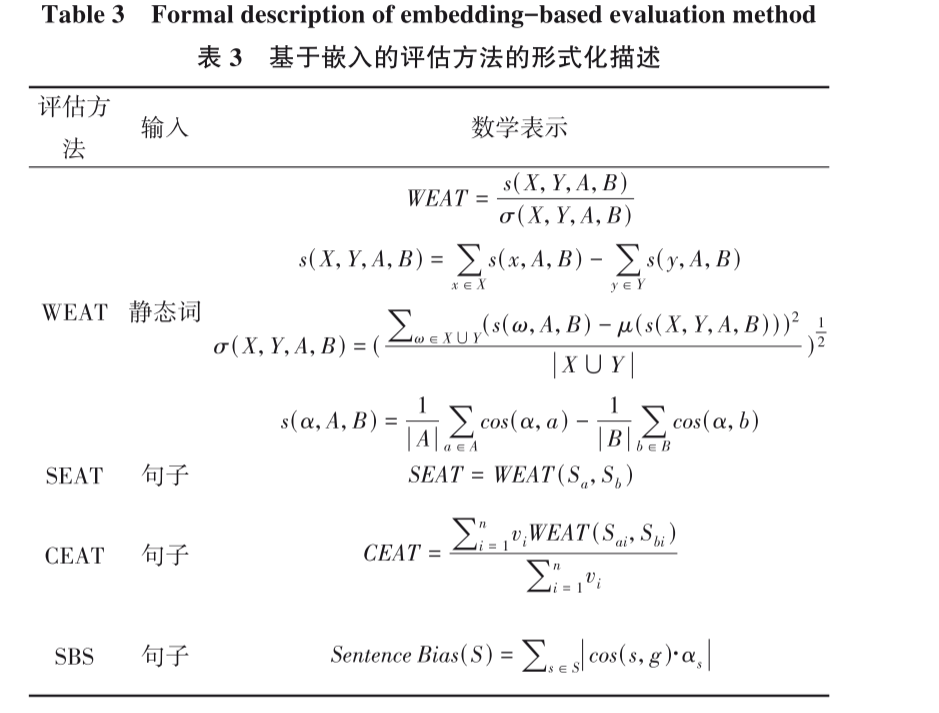 嵌入评估方法示意图