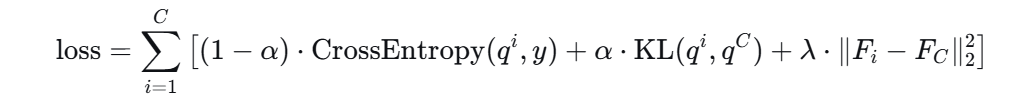 Be Your Own Teacher Loss